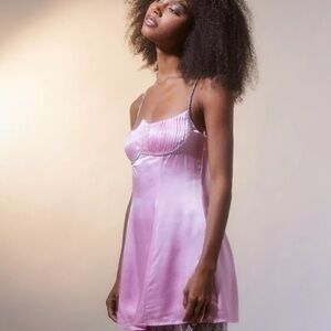 For Love & Lemons🎉HP🎉 NWT pink dress with diamonds